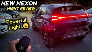 All New Tata Nexon Facelift Night Review 🔥