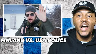 AMERICAN REACTS To Finland vs USA Police