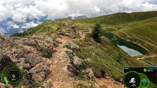 Scenic 30 minute Vinschgau Alps MTB Indoor Cycling Workout Garmin 4K Video