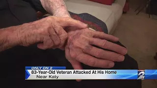 Veteran attacked outside of his home