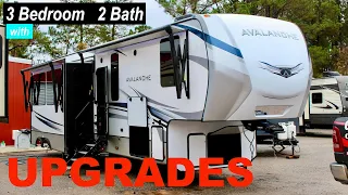 THREE BEDROOM RV!?! 2022 Keystone Avalanche 390DS - with UPGRADES!