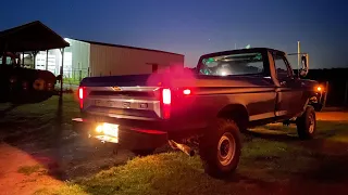 Testing my New 72mm Turbo and ZF5 Transmission - 1979 F250 Turbo 300 Inline 6