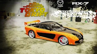 NFS Most Wanted || Como hacer el coche de Han RETO TOKYO Rápidos y Furiosos 3
