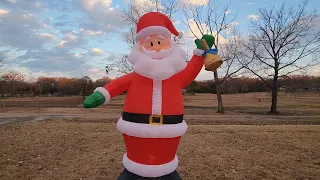 Giant 10 foot Inflatable Santa [NEW]Christmas 2022. available @Walmart