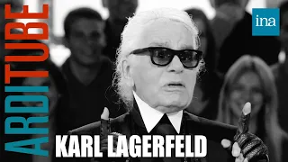 Karl Lagerfeld livre ses secrets chez Thierry Ardisson | INA Arditube