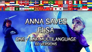 Frozen | Anna Saves Elsa | One-Line Multilanguage | 60 versions