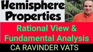 Hemisphere Properties Share : Fundamental View by CA Ravinder Vats