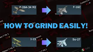 How To Grind FAST In War Thunder | How I Grinded the Russian tech tree in just 2 weeks