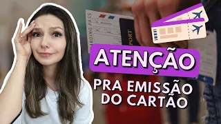 Quando recebo meu CARTÃO DE EMBARQUE?