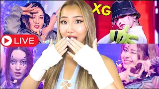 FIRST REACTION TO XG LIVE | SHOOTING STAR, LEFT RIGHT, GIRL GVNG, NEW DANCE