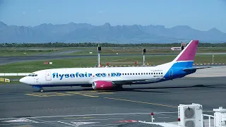 FlySafair 737-400 Cape Town (CPT) To Port Elizabeth (PLZ) "Full Flight"