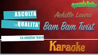 Bam Bam Twist Achille Lauro Karaoke Instrumental HQ 4K Ultra HD Gynmusic Studios