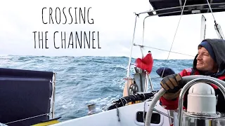 Sailing the ENGLISH CHANNEL in winter - FORCE 7 and BIG SWELL | SAILING WAYZGOOSE WARRIOR Ep 12