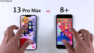 iPhone 13 Pro Max vs 8 Plus SPEED TEST