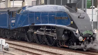 60007 ‘Sir Nigel Gresley’ departs London Euston with a Steam Dreams charter to Chester! | 11/05/24