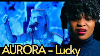 AURORA - Lucky (Live at Nidarosdomen) - REACTION