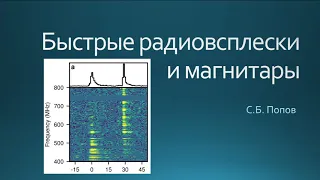 Быстрые радиовсплески и магнитары