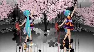 【MMD】千本桜（黒うさP）再生速度８５％ダンス練習用動画〔紫音リア式〕〔固定カメラ〕