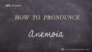 How to Pronounce Anemoia (Real Life Examples!)