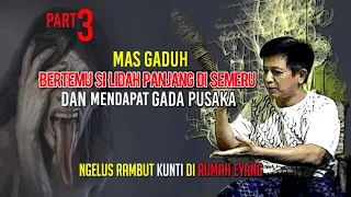 Mas Gaduh Bertemu Si Lidah Panjang di Semeru dan Mendapatkan Gada Pusaka - Ngelus Rambut Kunti