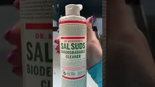 Dr. Bronner's Sal Suds - Before and After cleaning