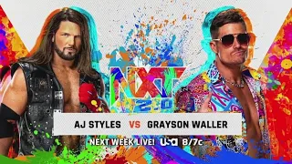 Aj Styles vs Grayson Waller (Full Match Part 1/2)