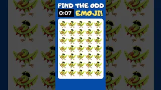 Find the odd emoji out 61 #shorts #emojichallenge #puzzlegame #spotthedifference #howgoodareyoureyes