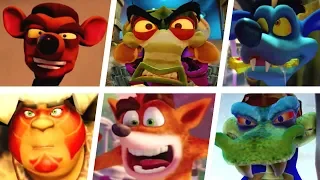 Crash Team Racing Nitro-Fueled - All Boss Intros & Outros