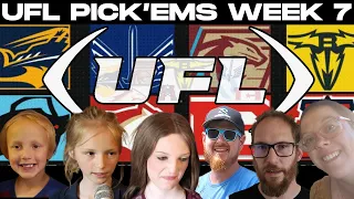 UFL Week 7 Pick'ems