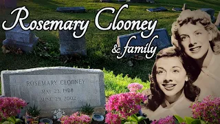 Famous Graves - Rosemary Clooney and Family's Final Resting Places in Maysville, Kentucky.