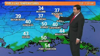 New Orleans Forecast: much colder and windy today