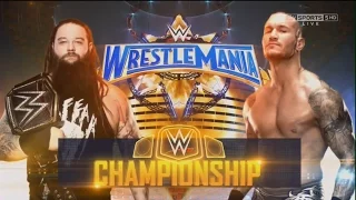 Bray Wyatt VS Randy Orton | WWE Championship | WWE 2K17