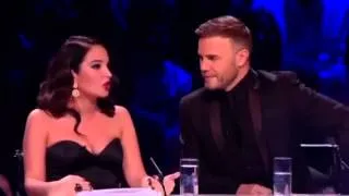 Gary Barlow Says Tulisa has 'fag ash breath'