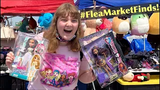 Flea Market Finds! Finding NIB BRATZ & MONSTER HIGH Dolls & More!