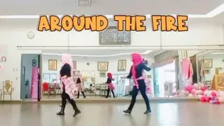 AROUND THE FIRE lineDance by Kate sala(UK)Chrystel Durant(FR)Darren Balley(UK) Guillaume Richard(UK)