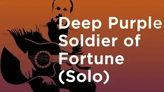 Deep Purple Soldier of Fortune Guitar Lesson ( Intro / TABS Included)