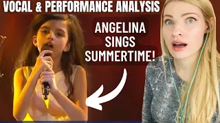 Vocal Coach Reacts: ANGELINA JORDAN 'Summertime' Norway's Got Talent Final Performance!