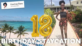 My 18TH BIRTHDAY STAYCATION Weekend Vlog + 1,000 SUBSCRIBERS | Sea Breeze Beach House