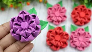 EVA Foam Paper Flowers 🌸 Foam Sheet Flower 🌸 Easy Foam Sheet Craft Ideas