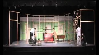 de hospital a casa de campo - mudança de cenários no Teatro Villaret