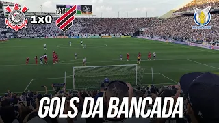 O GOL de FÁBIO SANTOS levou a FIEL TORCIDA a LOUCURA! • Corinthians 1x0 Athletico-PR