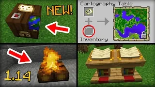 NEW Stuff Added in Minecraft 1.14 Update