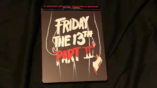 My UnBoxing Of Friday The 13th: Part 2 40th Anniversary Limited Steal-Book Edition • On Blu-Ray