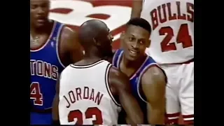 Dennis Rodman Defense on Michael Jordan - 1991 NBA ECF