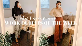 Work Outfits of the Week | Business Casual Outfit Ideas