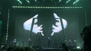 Depeche Mode performing Everything Counts, live at the O2 Arena, London. 27th January 2024