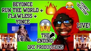 THE ENDING! Beyonce - Run The World + Flawless + Yonce - LIVE! - REACTION