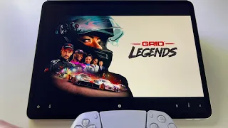 GRID Legends 2022 - iPad Pro gameplay via PS5 Remote Play