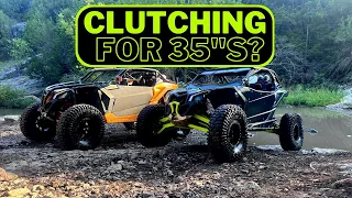 Clutching for 35's? | SXSUSA P Clutch install and MO POWA!!! #canam #sxs #utv