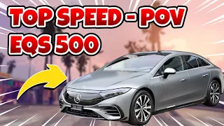 TOP SPEED EQS MERCEDES POV DRIVE🏎️